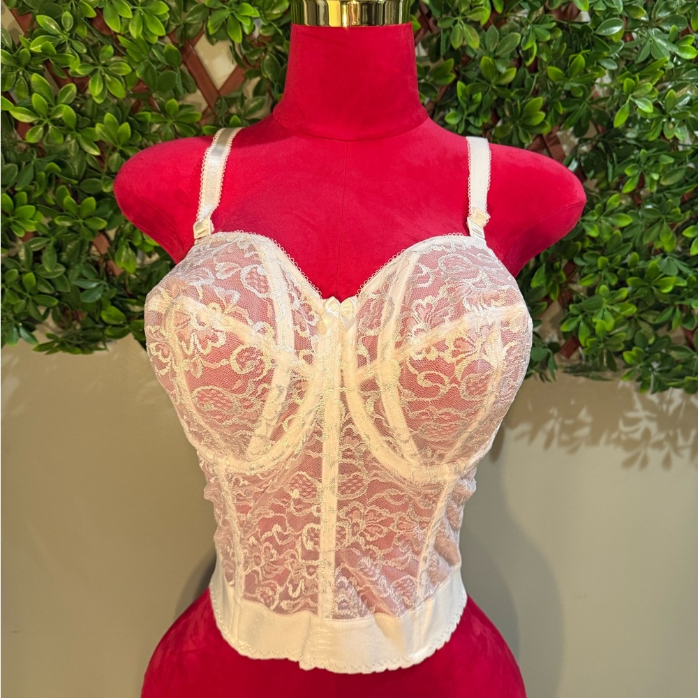 NWT- Vintage Lace Bridal Bustier 34FF